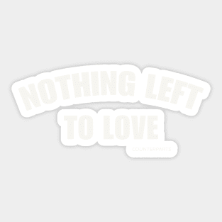 Counterparts Merch Nothing Left To Love Sticker